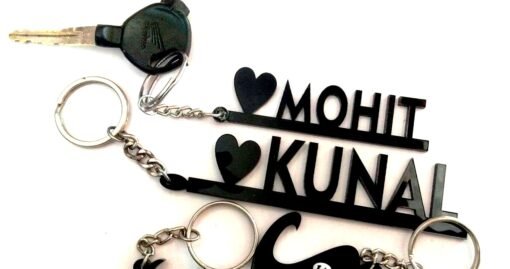 acrylic keychain name