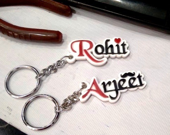 keychain acrylic multi color2