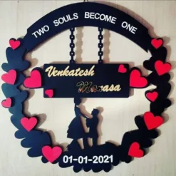 Couple name frame
