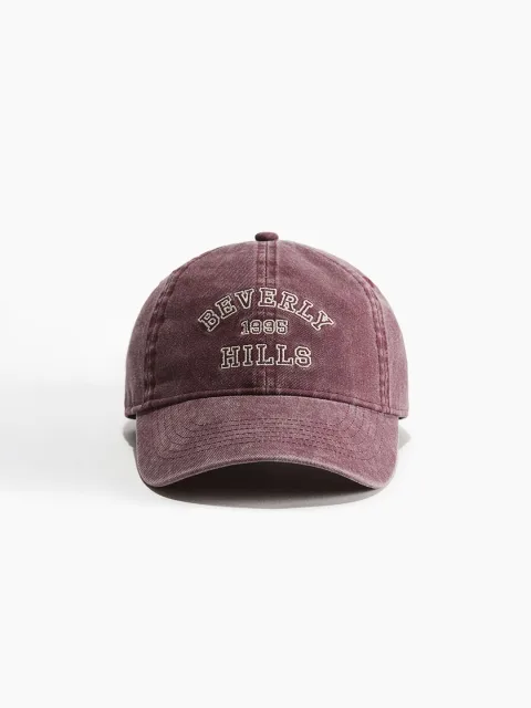 H&M Embroidered-Motif Twill Cap