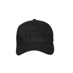 HRX by Hrithik Roshan Men Black Brand Logo Lifestyle Baseball Cap