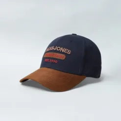 Jack & Jones Embroidered Cotton Baseball Cap