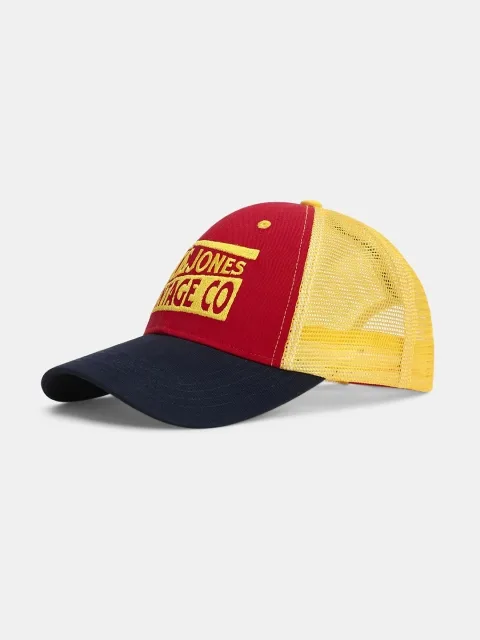 Jack & Jones Men Colourblocked Cotton Baseball Cap