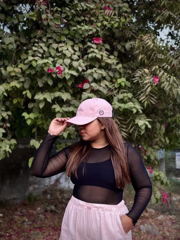 Droop Baseball Cap for Men & Women-Adjustable Strap & Metal Buckle Closure | No Filter Embroidered Design | Pure Cotton | Unisex Cap for Sports,...