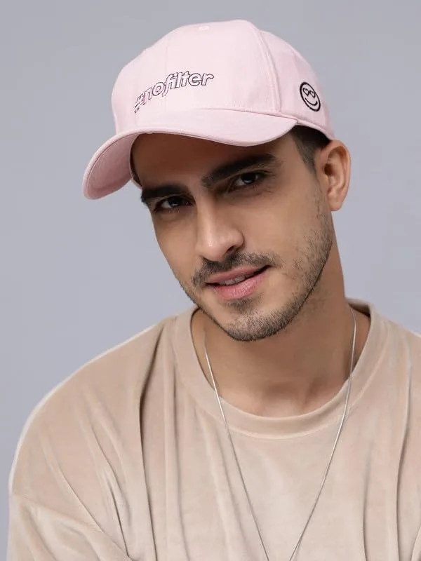 Droop Baseball Cap for Men & Women-Adjustable Strap & Metal Buckle Closure | No Filter Embroidered Design | Pure Cotton | Unisex Cap for Sports,...