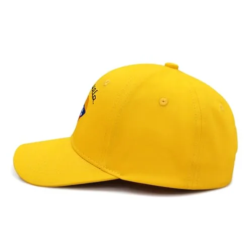 MAPKA Venezuela Flag Baseball Cap, Yellow Cotton, Embroidered Design, Adjustable